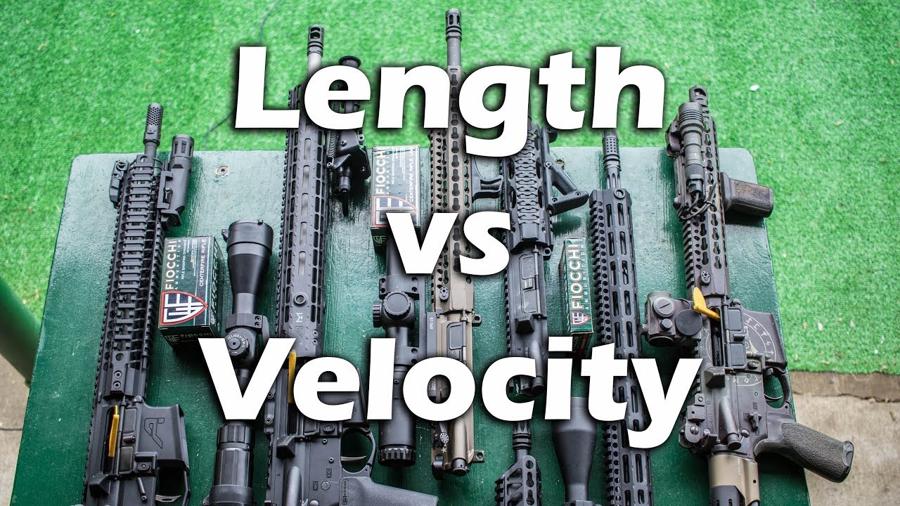 Ar 15 Barrel Length Velocity Chart