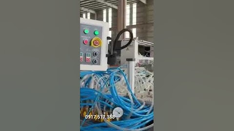 Quy trình test máy đùn phôi cánh cửa composite. #cuacomposite  #cuanhuacomposite #cuagocomposite