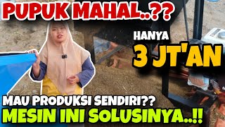 MESIN GILING KOHE KAPASITAS BESAR | KOTORAN KAMBING JADI CUAN
