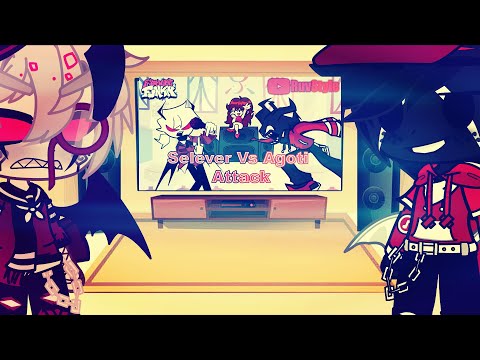 Gacha Club: FNF react to FNF Attack but it's Agoti vs Selever by RuvStyle