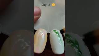Day 2 challenge  #NailArtCommunity #GelNails #AcrylicNails #NailPhotography #NailObsessed #trending