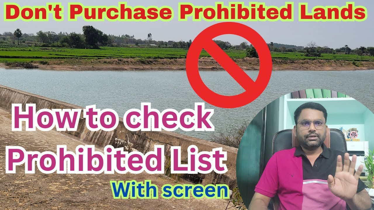 Prohibited List | check | Dharani | Agriculture Land Checklist | Don't purchase Prohibited Lands
