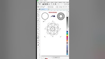 How to Draw a Symmetrical Mandala in CorelDRAW (Speed Art)#mandala