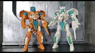 Transformers Kingdom WFC War For Cybertron Mutant Tigatron BW