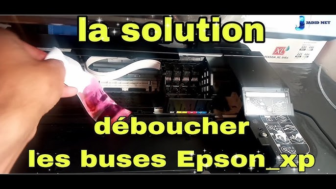 Nettoyer les buses d'une imprimante jet d'encre