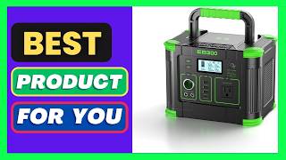 330W Portable Power Station, 288.6Wh Solar Generator with 60W USB-C PD