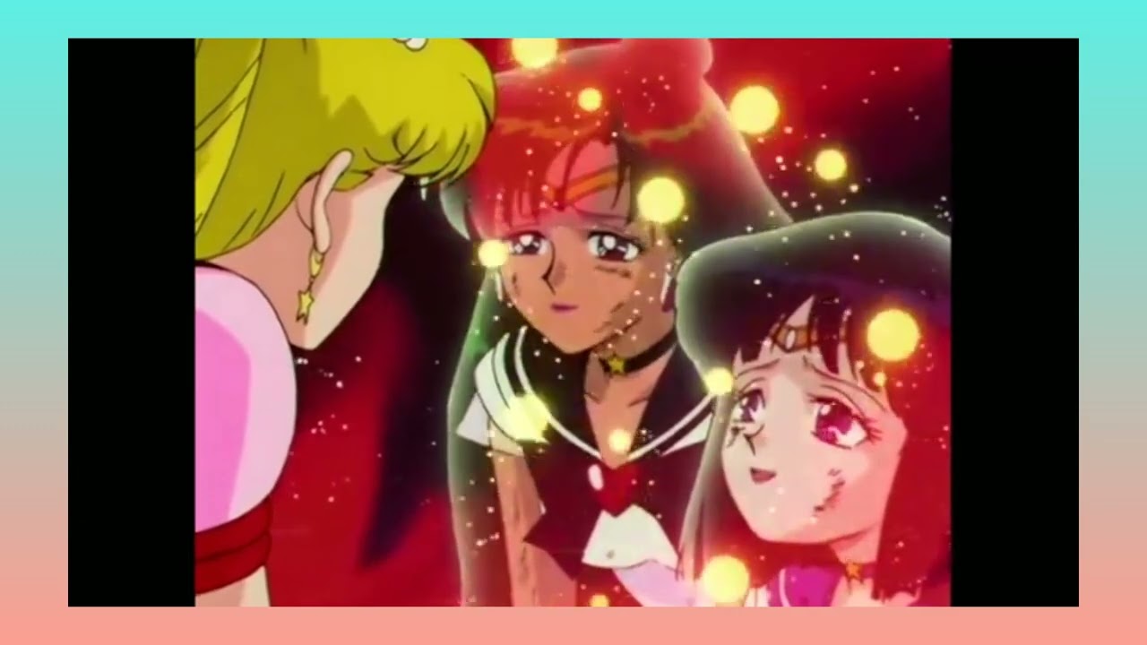 Sailor Moon Stars VIZ Dub Sailor Saturn and Pluto Die's