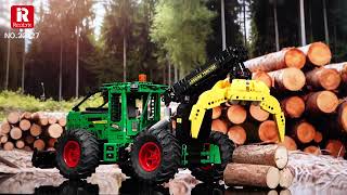 REOBRIX 22027 - Log Skidder Building Block Technic RC Engineering 1741 Pcs Brick Toys
