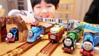 カプセルプラレール  きかんしゃトーマス 小さなレーシングカーのエース登場編　全16種類/Capsule toy Thomas&Friends complete