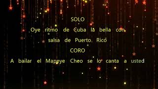 Video thumbnail of "Mapeye   Cheo Feliciano   Karaoke HD"