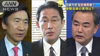 日韓外相会談始まる　首脳会談の実現は？(15/03/21)