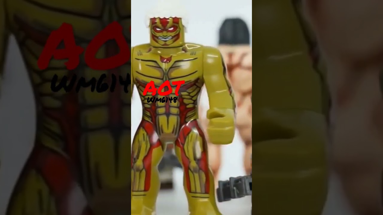 Eren Jaeger Attack On Titan Shingeki No Kyojin WM6148 unofficial lego Attack On Titan Eren Yeager