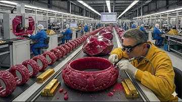 Inside the Making of a $100,000 Ruby Bracelet | Luxury Jewelry Process