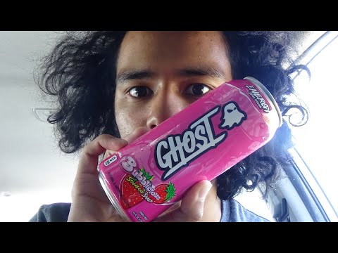 【アメリカの飲み物】ゴースト エナジードリンク バブリシャス ストロベリースプラッシュ！