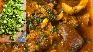 HOW TO MAKE DELICIOUS OGBONO & OKRA DRAW SOUP | STEP BY STEP TUTORIAL!