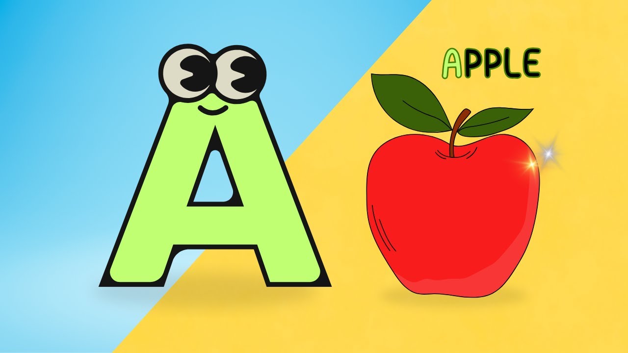 "ABC Phonics Song - Fun Toddler Learning Video, A for Apple, Alphabet ...