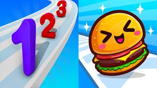 Number Master VS Food Run - All Levels Gameplay Android, ios (Part 354)