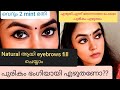 പുരികം ഭംഗിയായി എഴുതാം വെറും 2 mint കൊണ്ട് |How to fill Eyebrows malayalam|mytipsmyownstyle |