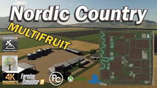 Farming Simulator 19 - 4K - Map First Impression - Nordic Country