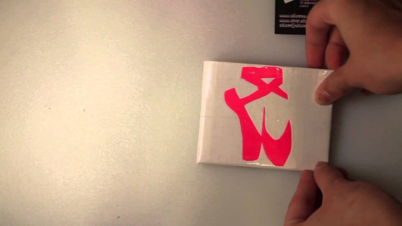 WOTD: bi-fold duct tape wallet!