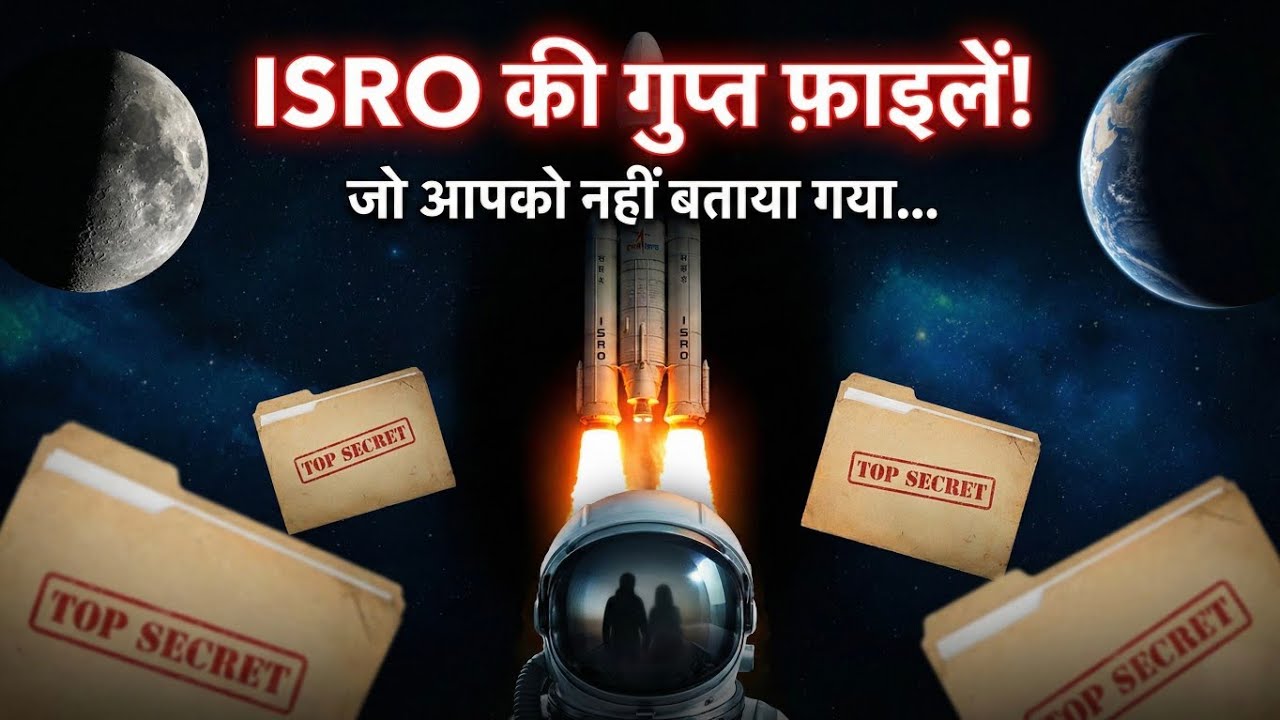 ISRO की गुप्त मिशन फ़ाइलें 🚀 | Chandrayaan से Gaganyaan तक का छुपा सच | Indian Space Secrets 