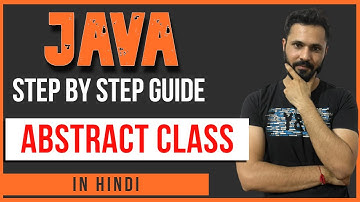 Java tutorial in Hindi for beginners #53 Java Abstract class in Hindi | Abstract class Java