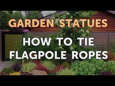 How to Tie Flagpole Ropes - YouTube