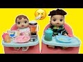 Feeding Baby Alive Abby and Drake Soup baby alive doll videos
