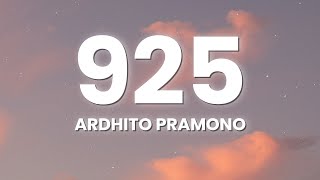 Ardhito Pramono - 925 (Lyrics)