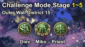 [TOS] (Diev - Miko - Priest) Outer Wall District 15 CM Stage 1~5