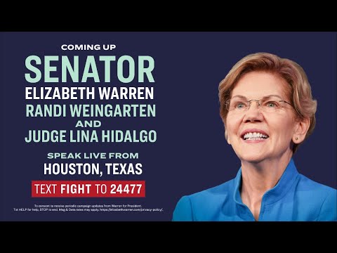 Elizabeth Warren's Campaign Speech in Houston: Advocating for Middle-Class Families and Structural Change