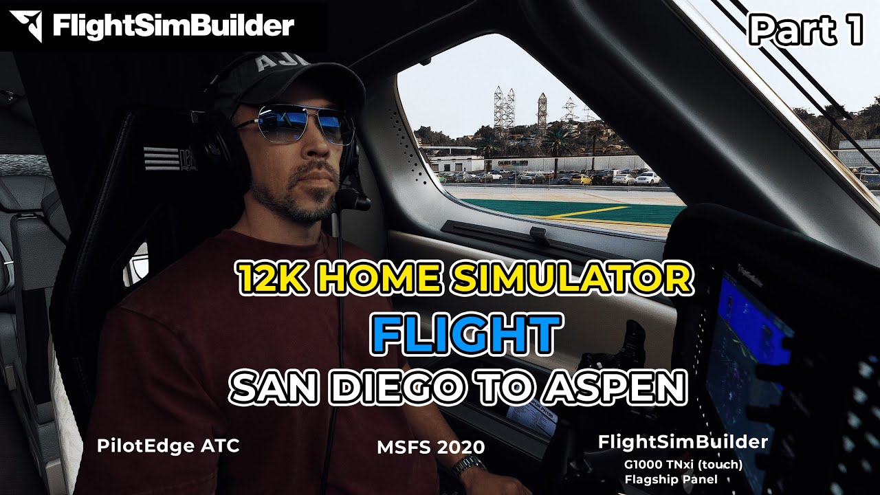 Скучаю по снегу… Поэтому я полетел в Аспен на своем симуляторе FlightSimBuilder за 12 тысяч долла...