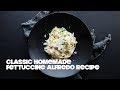Homemade Fettuccine Pasta with Recipe for Alfredo Sauce