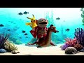 Piff and Pikachu Ride A Seahorse to an Undersea Rodeo.