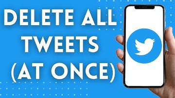 How To Delete All Tweets At Once - Twitter Tweets (2021)