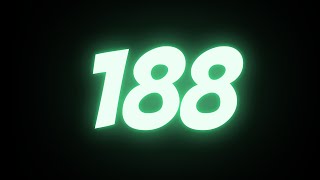 [03:08] 188 Seconds Countdown with Every Second Beeps | 188s Timer Alarm Loud Noise When Ends 1080p