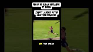 Gokil, 30 tahun usia rekor ini! #sports #athletics