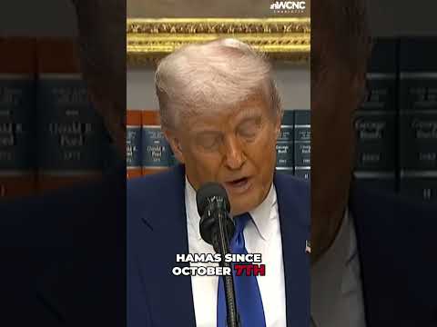 Trump on Hamas releasing Edan Alexander: 'They thought he was dead' #shorts