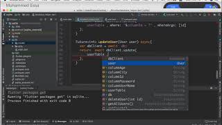 34  Flutter SQLite update & delete user