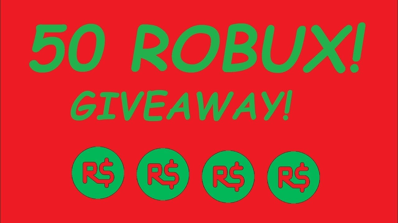 50 Robux Giveaway / 50რობუქსის გათამაშება - YouTube