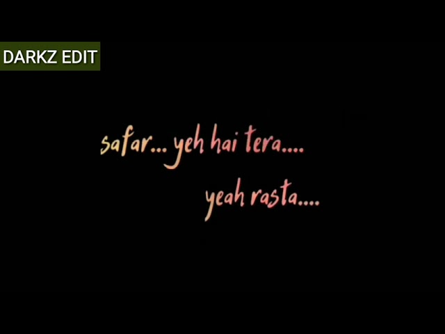 Bhula Dena Mujhe Hai Alvida Tujhe Tujhe Jeena Hai Mere Bina😌🖤 Black Screen Whatsapp Status.....