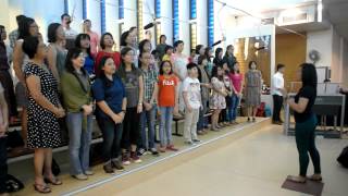 Our Father。 OLPS Cantate Domino Choir. 9 Feb 2015. Samsung NX1000