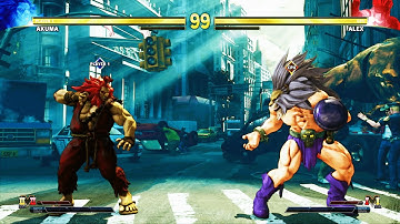 Akuma vs Leo Alex (Hardest) Street Fighter 5.