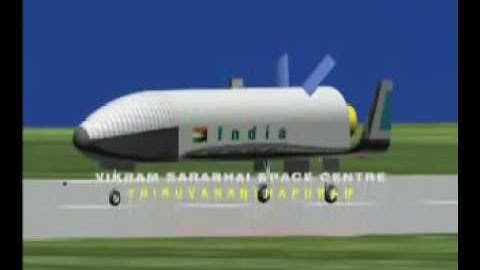 Early RLV-TD mission concept animation by ISRO