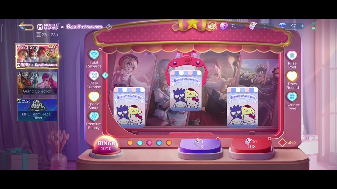 MLBB Sanrio Event Recharge Phase 1 🎀 What Did I Get?