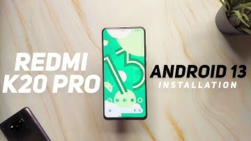 How to Flash Android 13 From Android 12L (F2fs & Decryption) On Redmi K20 Pro !!