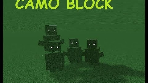 Roblox script showcase \Camo Block/
