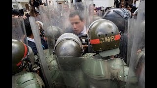Venezuelas Guaido Enters Legislative Palace After Standoff With Troops