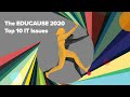 The educause 2020 top 10 it issues the drive to digital transformation dx begins