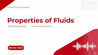 Properties of Fluids | Fluid Mechanics Lecture | Density, Viscosity, Cavitation Explained